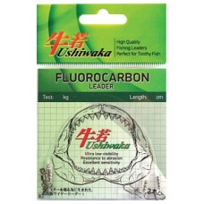 Поводок флюорокарбон Ushiwaka UF2014 14кг 20см (уп.2шт.)